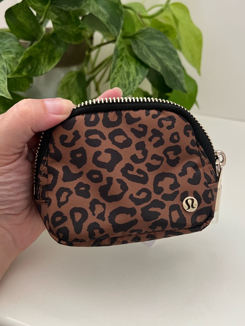 NWT Lululemon Leopard Print Everywhere Belt Bag Nano, Brown & Black, Casual
